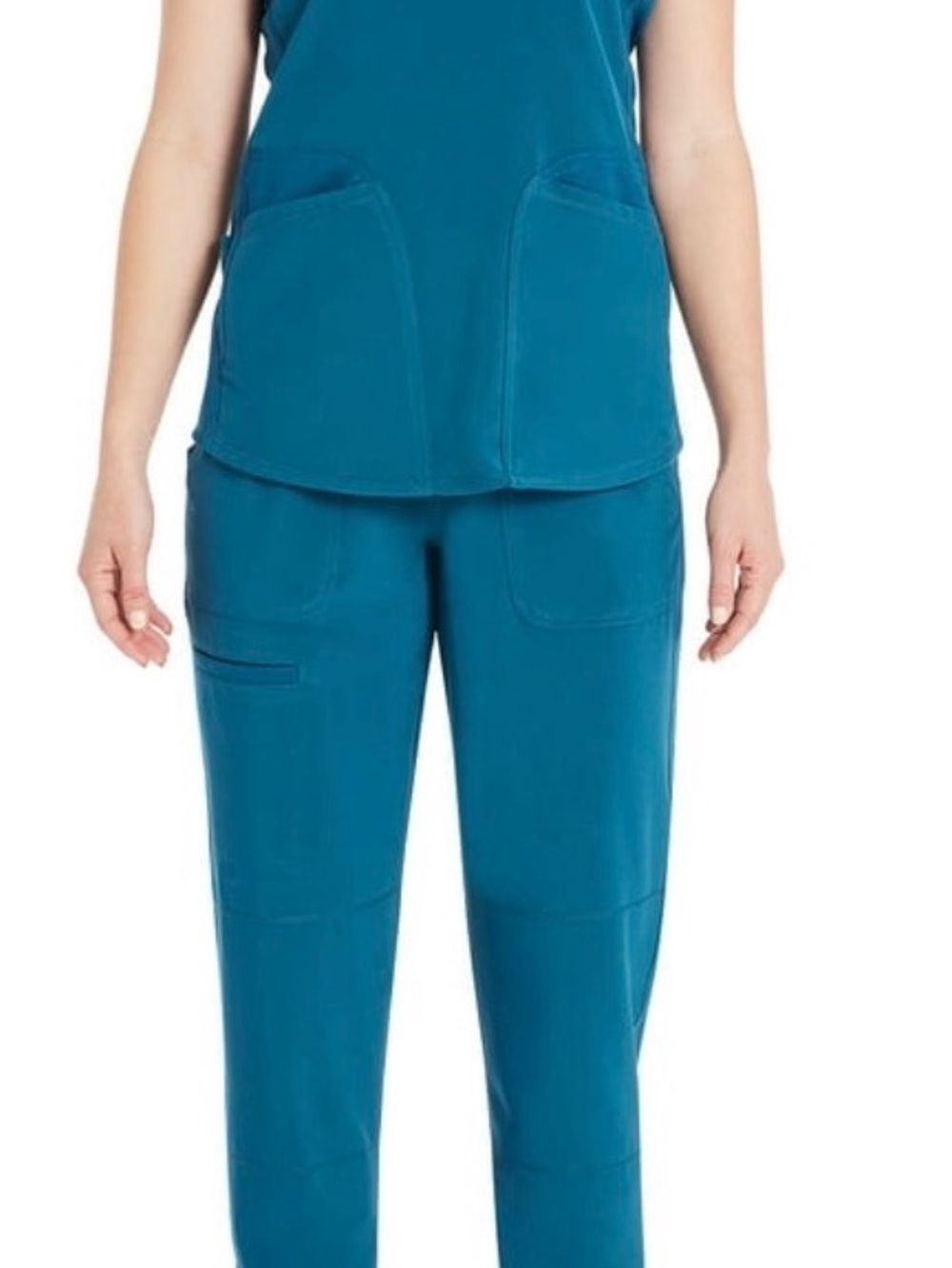 Women’s Teal Straight-Leg Scrub Set
